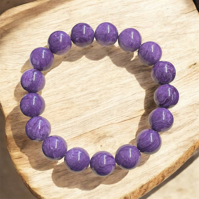 Bracelet with Charoite beads