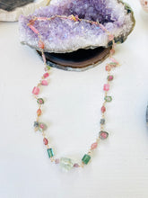 Necklace with Watermelon Tourmaline