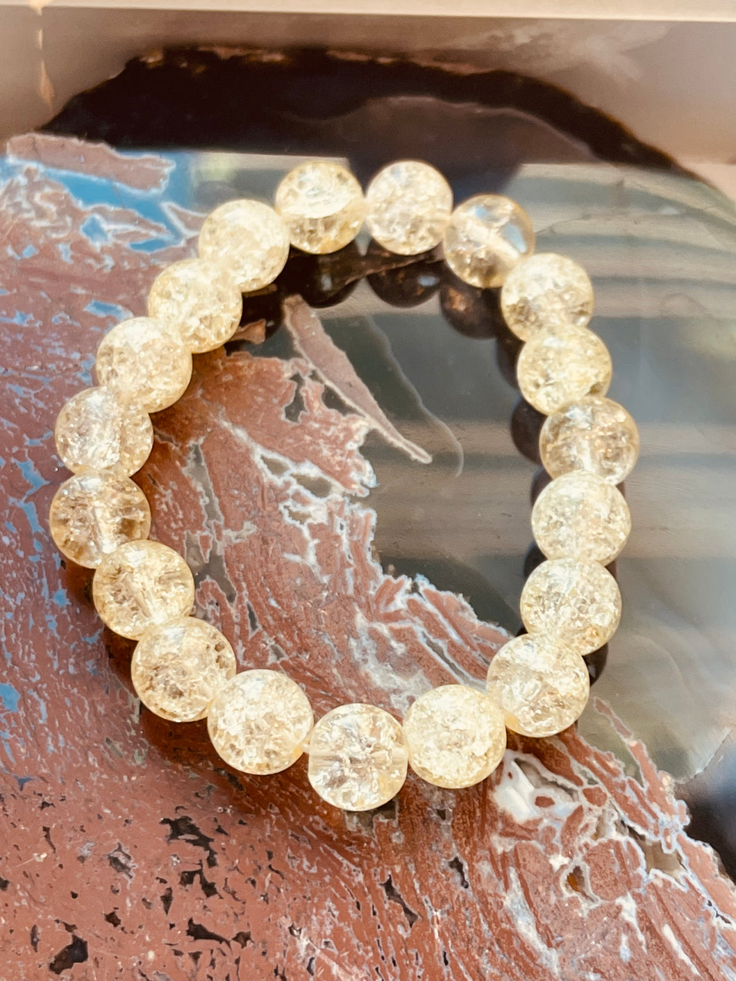 Bracelet with Himalayan quartz