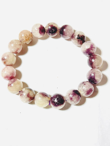 Bracelet with blossom Turmaline beads