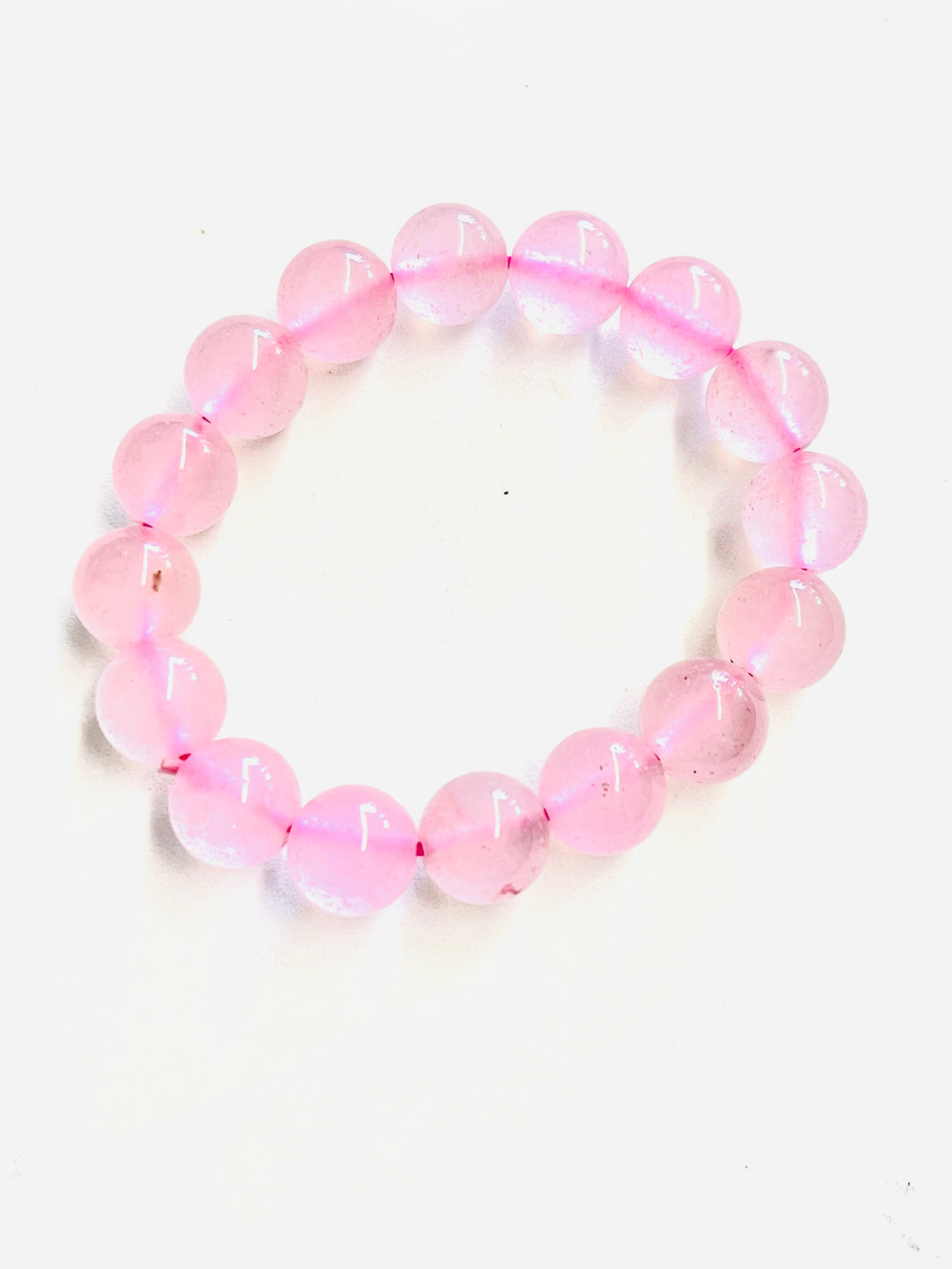 Bracelet with rosé quartz
