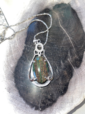 Pendant with Kalimaya Indonesian matrix opal